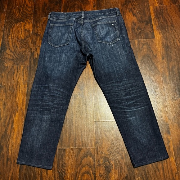 Rag & Bone New York Fit to Slim Classic Blue Denim Jeans  36 x 28 - Picture 8 of 11
